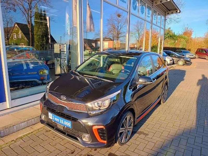Auroraschwarz Gebraucht 2017 Kia Picanto GT-Line Kleinwagen | 9.940 € (Fairer Preis) - Bild 1/4