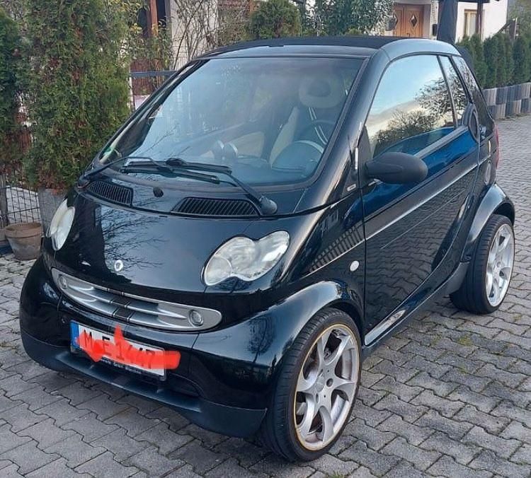 Schwarz Gebraucht 2004 Smart ForTwo Cabrio Pulse Cabrio | 5.550 € - Bild 1/4