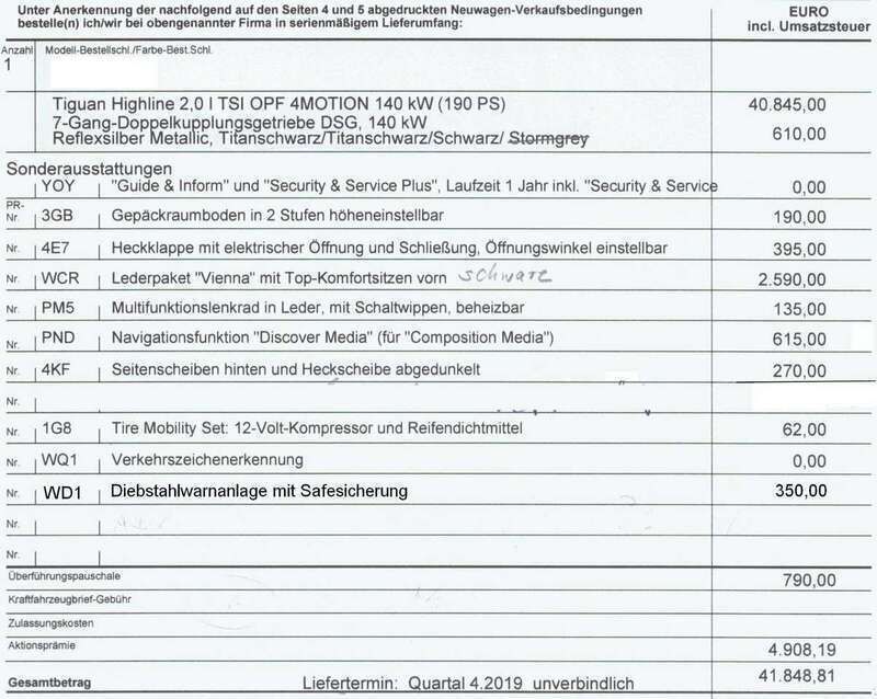 Silber Gebraucht 2019 VW Tiguan SUV | 26.500 € (Guter Preis) - Bild 1/4
