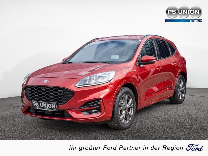 Rot / lucid rot Gebraucht 2021 Ford Kuga ST-Line SUV | 21.990 € (Fairer Preis) - Bild 1/4