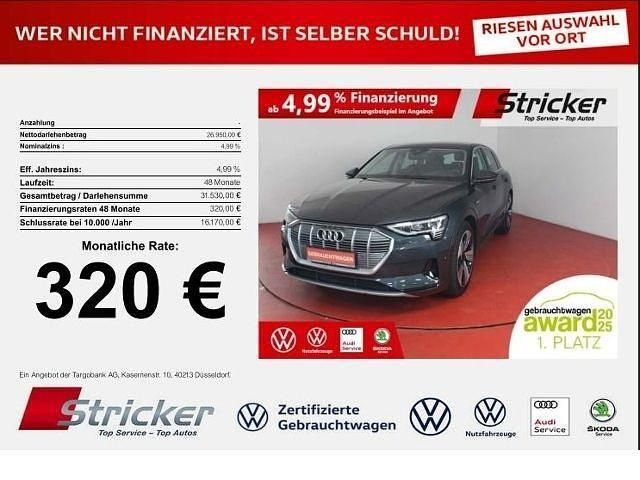 Manhattangrau metallic (metallic) Gebraucht 2021 Audi e-tron Advanced Plus SUV | 26.946 € (Guter Preis) - Bild 1/4