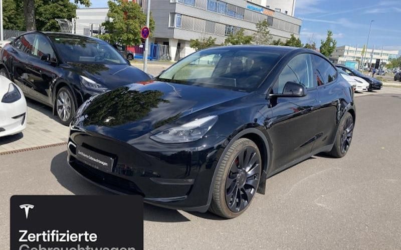 Schwarz Gebraucht 2022 Tesla Model Y Performance SUV | 38.300 € (Fairer Preis) - Bild 1/4