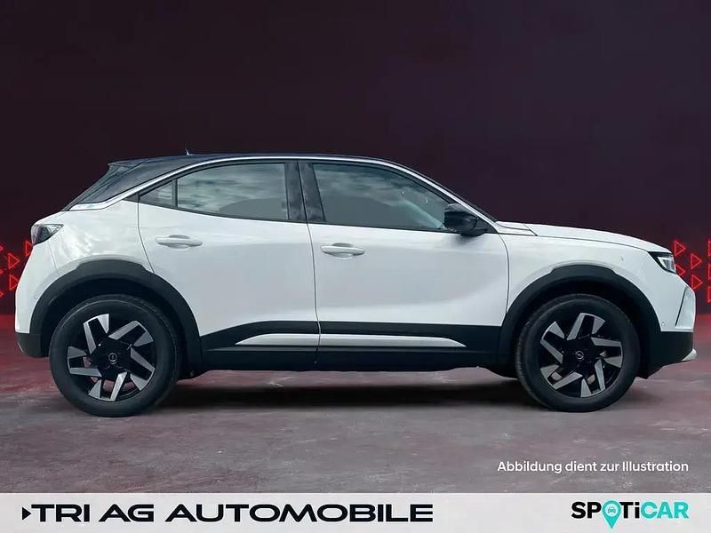 Gebraucht Opel Mokka-e Elegance 100 kW (136 PS) 2023 Arktis weiß / karbon schwarz SUV