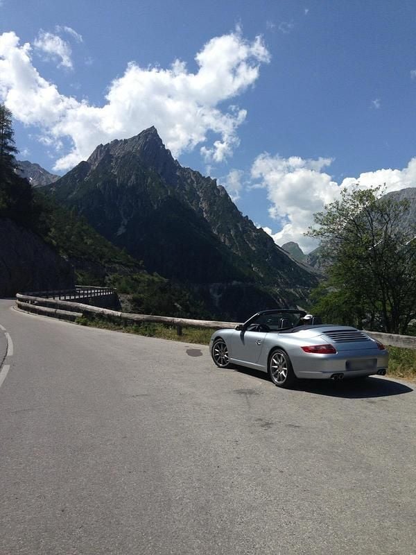 Gebraucht Porsche 997 325 PS (239 kW) 2006 Silber Cabrio