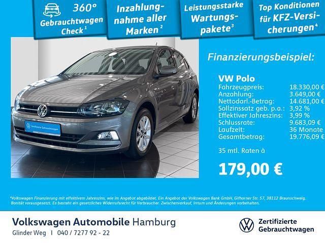 Grau Gebraucht 2021 VW Polo Highline Limousine | 18.330 € (Fairer Preis) - Bild 1/3
