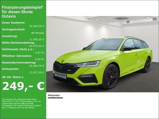 Mamba grün Gebraucht 2023 Skoda Octavia RS Kombi | 30.980 € (Guter Preis) - Bild 1/4