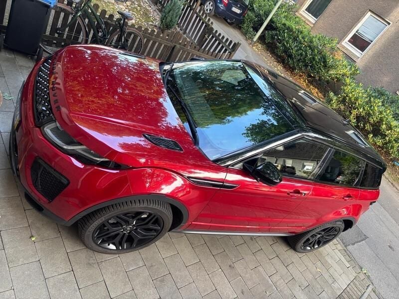 Rot Gebraucht 2016 Land Rover Range Rover evoque SUV | 18.990 € (Fairer Preis) - Bild 1/4