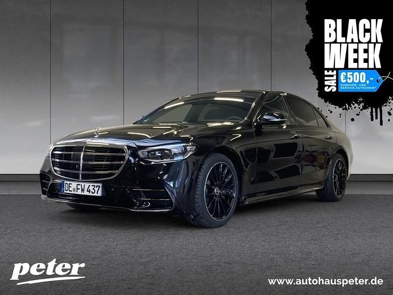 Metalliclack obsidianschwarz Gebraucht 2025 Mercedes S450 AMG Limousine | 138.830 € - Bild 1/4