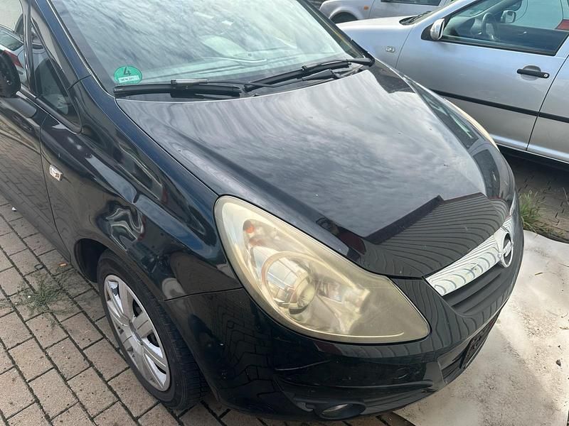 Schwarz Gebraucht 2008 Opel Corsa Kleinwagen | 1.200 € (Superpreis) - Bild 1/4