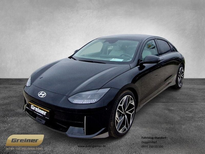 Schwarz (abyss black pearl) Neu 2025 Hyundai Ioniq 6 Techniq Limousine | 48.990 € (Fairer Preis) - Bild 1/4