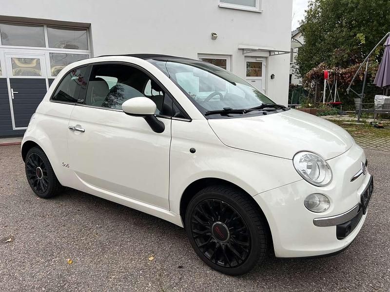 Gebraucht Fiat 500 Lounge 69 PS (50 kW) 2012 Bianco bianco/ bossa nova Cabrio