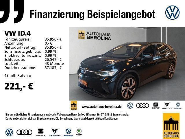 Grenadillschwarz metallic Gebraucht 2023 VW ID.4 Pro Performance SUV | 35.950 € (Fairer Preis) - Bild 1/4