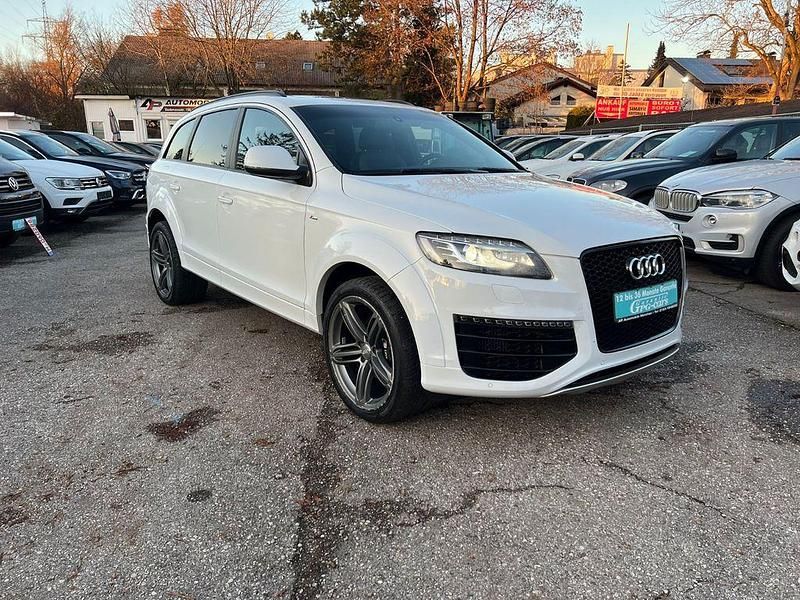 Weiß Gebraucht 2014 Audi Q7 S-Line SUV | 17.200 € (Superpreis) - Bild 1/4