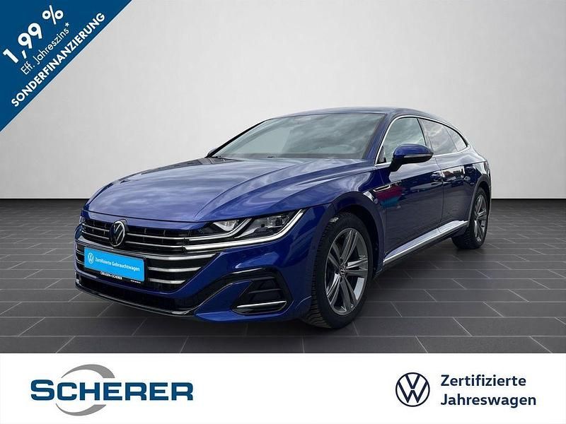 Blau Gebraucht 2024 VW Arteon R-line Limousine | 34.900 € (Fairer Preis) - Bild 1/4