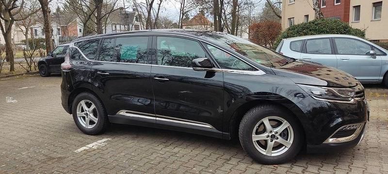 Gebraucht Renault Espace Intens 160 PS (117 kW) 2016 Schwarz Van / Kleinbus