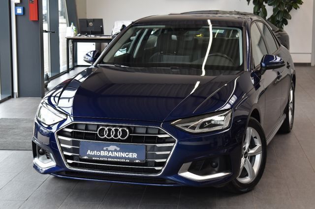Navarrablau metallic Gebraucht 2022 Audi A4 Advanced Limousine | 24.550 € (Fairer Preis) - Bild 1/4