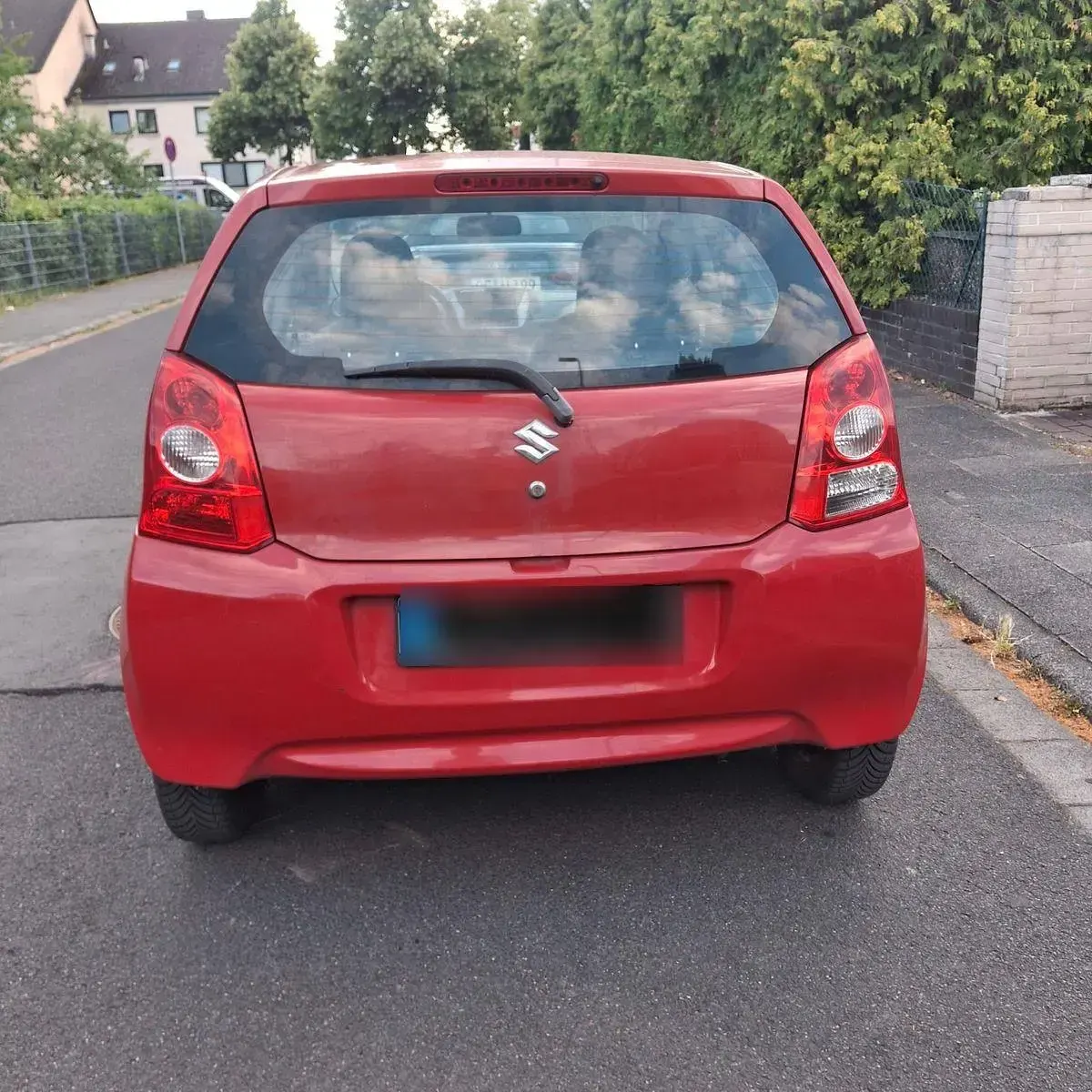 Gebraucht Suzuki Alto Basic 68 PS (50 kW) 2008 Rot Kleinwagen