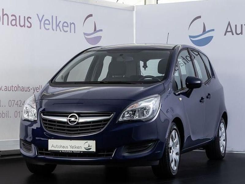 Blau Gebraucht 2016 Opel Meriva Edition Van / Kleinbus | 6.490 € (Guter Preis) - Bild 1/4