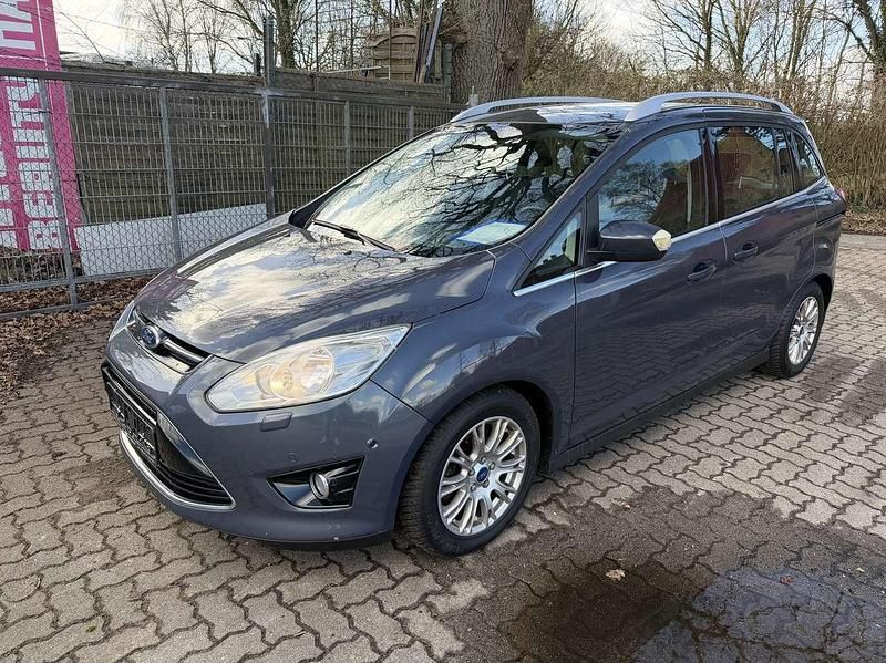 Gebraucht Ford Grand C-Max Titanium 116 PS (85 kW) 2011 Midnight skygrau metallic Van / Kleinbus