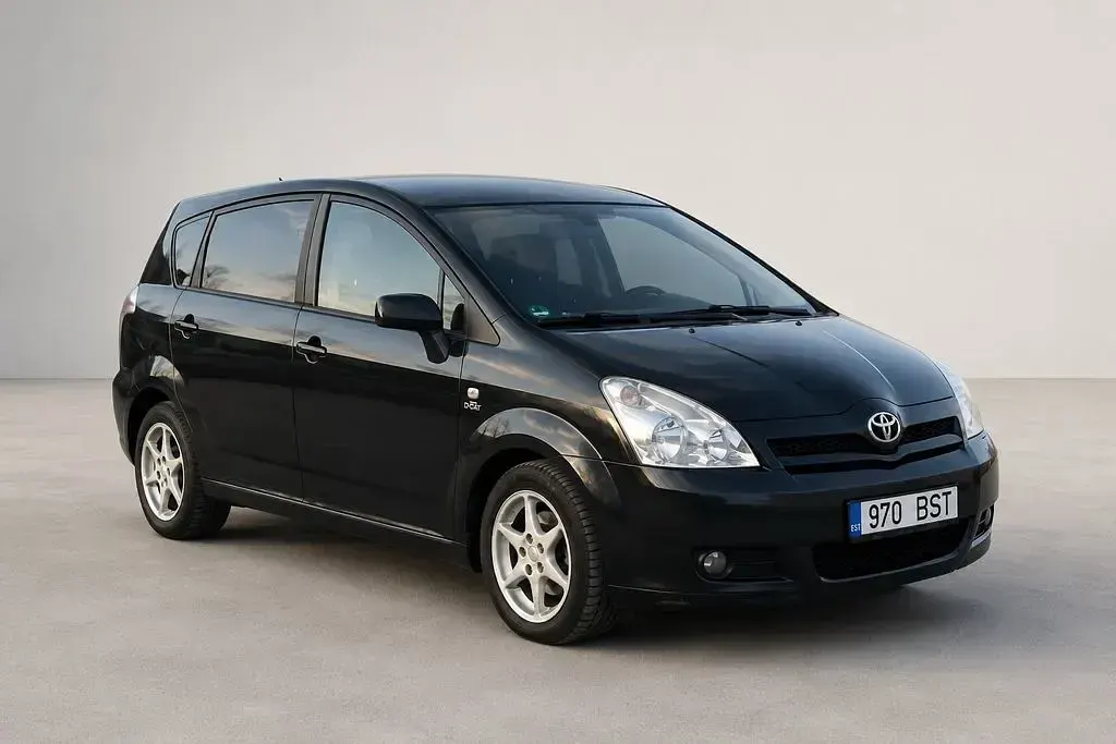 Gebraucht Toyota Corolla Verso Sol 177 PS (130 kW) 2007 Schwarz Van / Kleinbus