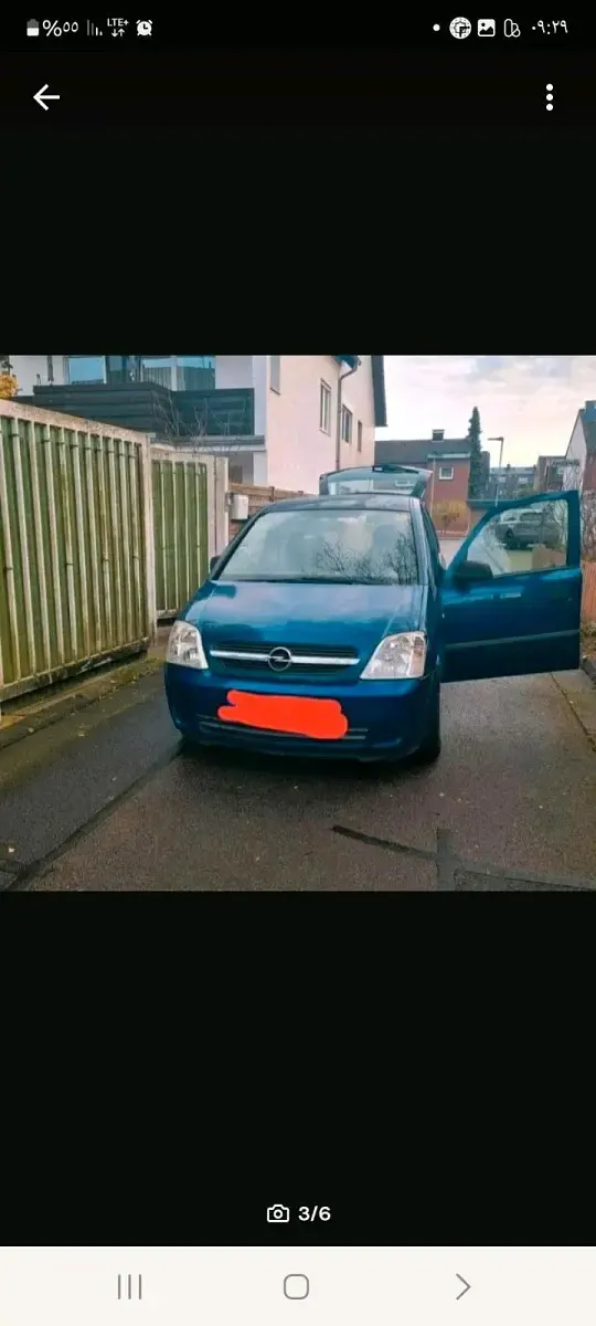 Gebraucht Opel Meriva 105 PS (77 kW) 2006 Blau Van / Kleinbus