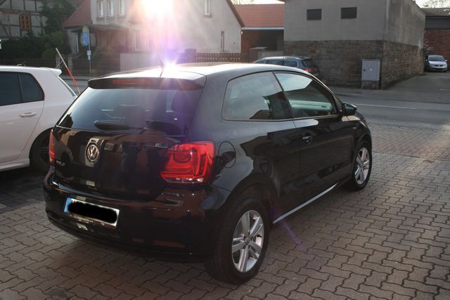 Gebraucht VW Polo Match 60 PS (44 kW) 2012 Schwarz Limousine