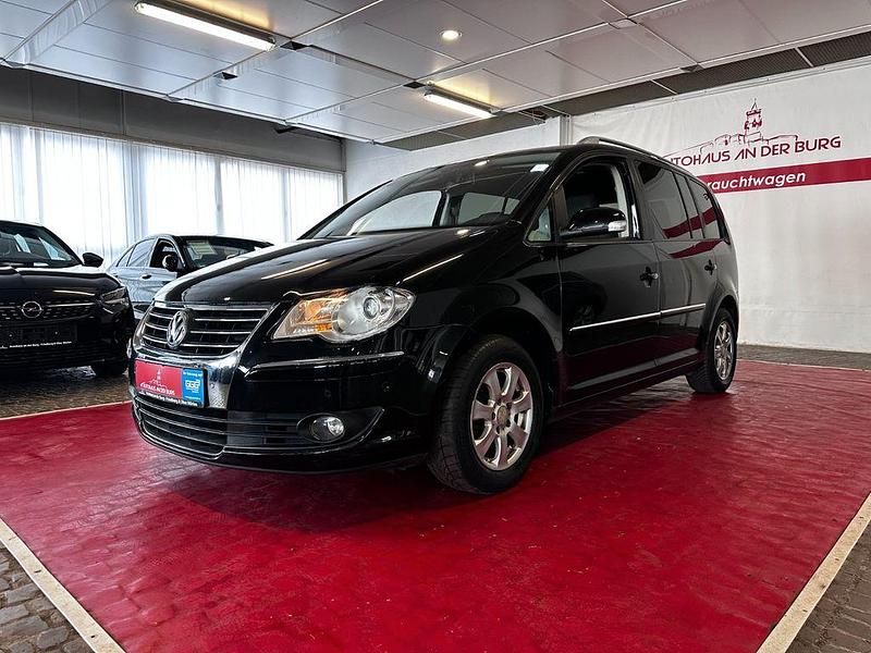 Gebraucht VW Touran Highline 140 PS (102 kW) 2008 Schwarz Van / Kleinbus