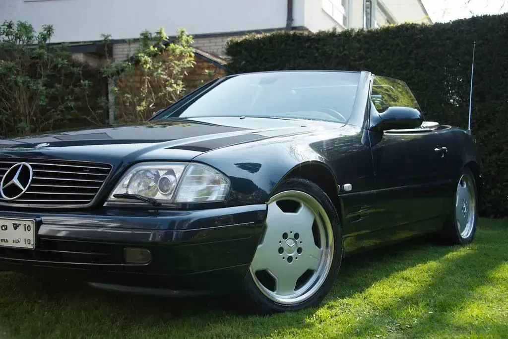 Gebraucht Mercedes SL320 224 PS (164 kW) 2000 Blau Cabrio