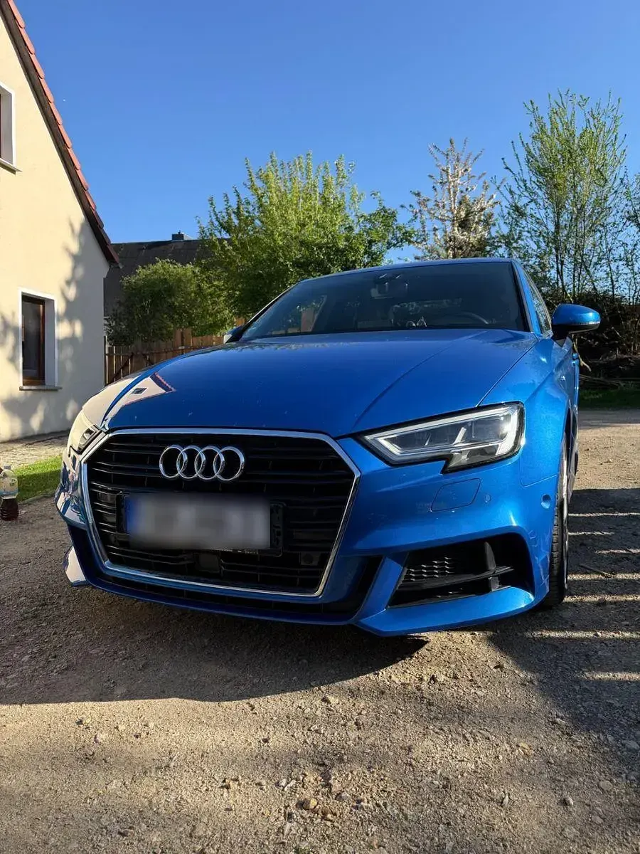 Occasion Audi A3 S-Line 150 ch (110 kW) 2018 Bleue Berline