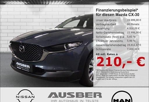 Gebraucht Mazda CX-30 Selection 122 PS (89 kW) 2021 Grau SUV