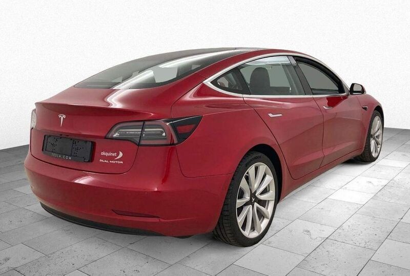 Gebraucht Tesla Model 3 Long Range AWD 350 kW (476 PS) 2019 Rot metallic Limousine