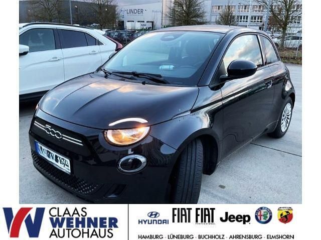 Onyx schwarz) (schwarz Gebraucht 2021 Fiat 500e Action Kleinwagen | 12.900 € (Fairer Preis) - Bild 1/4