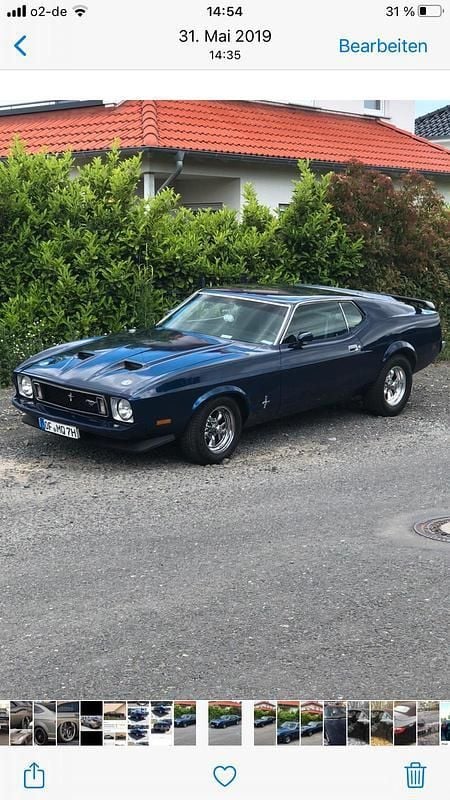 Blau Gebraucht 1974 Ford Mustang Mach 1 Coupé | 35.000 € - Bild 1/3