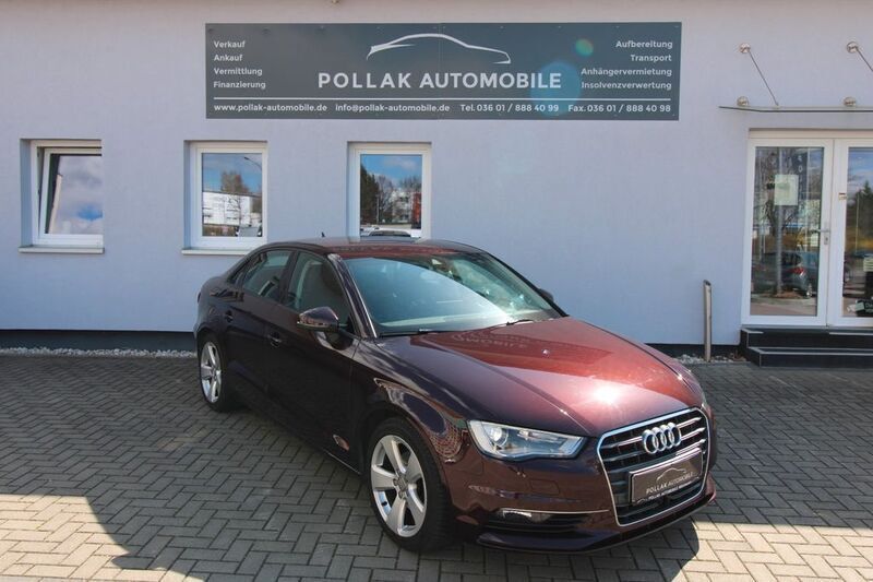 Rot Gebraucht 2013 Audi A3 Ambition Limousine | 13.990 € (Teuer) - Bild 1/4