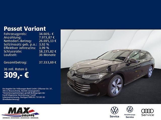 Schwarz Gebraucht 2025 VW Passat Business Kombi | 34.669 € (Superpreis) - Bild 1/3