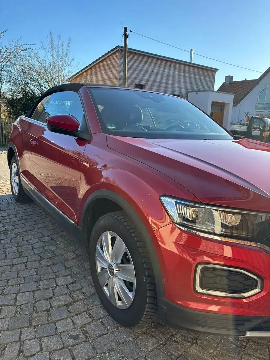 Gebraucht VW T-Roc Cabriolet Style 150 PS (110 kW) 2021 Rot Cabrio