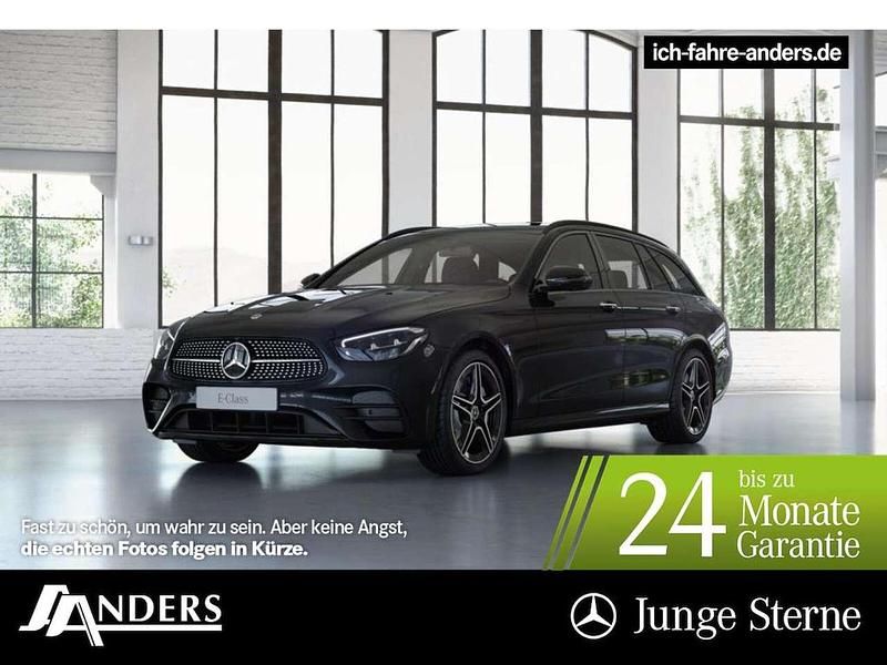 Obsidianschwarz Gebraucht 2021 Mercedes E300 AMG Kombi | 34.944 € (Guter Preis) - Bild 1/3