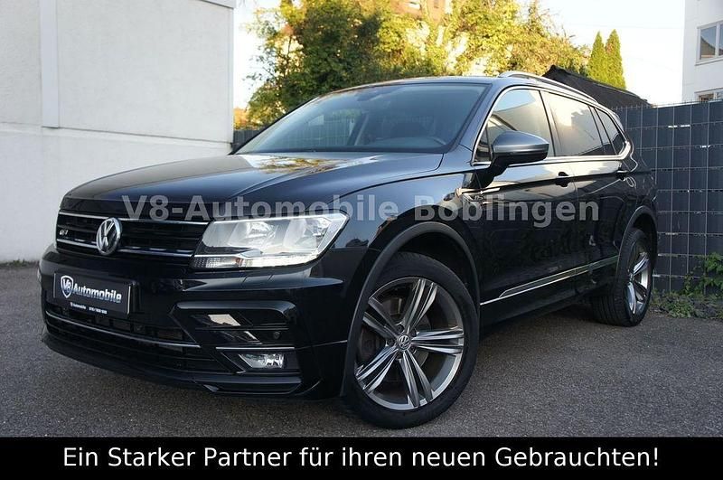 Schwarz Gebraucht 2018 VW Tiguan Allspace R-line SUV | 24.699 € (Fairer Preis) - Bild 1/4