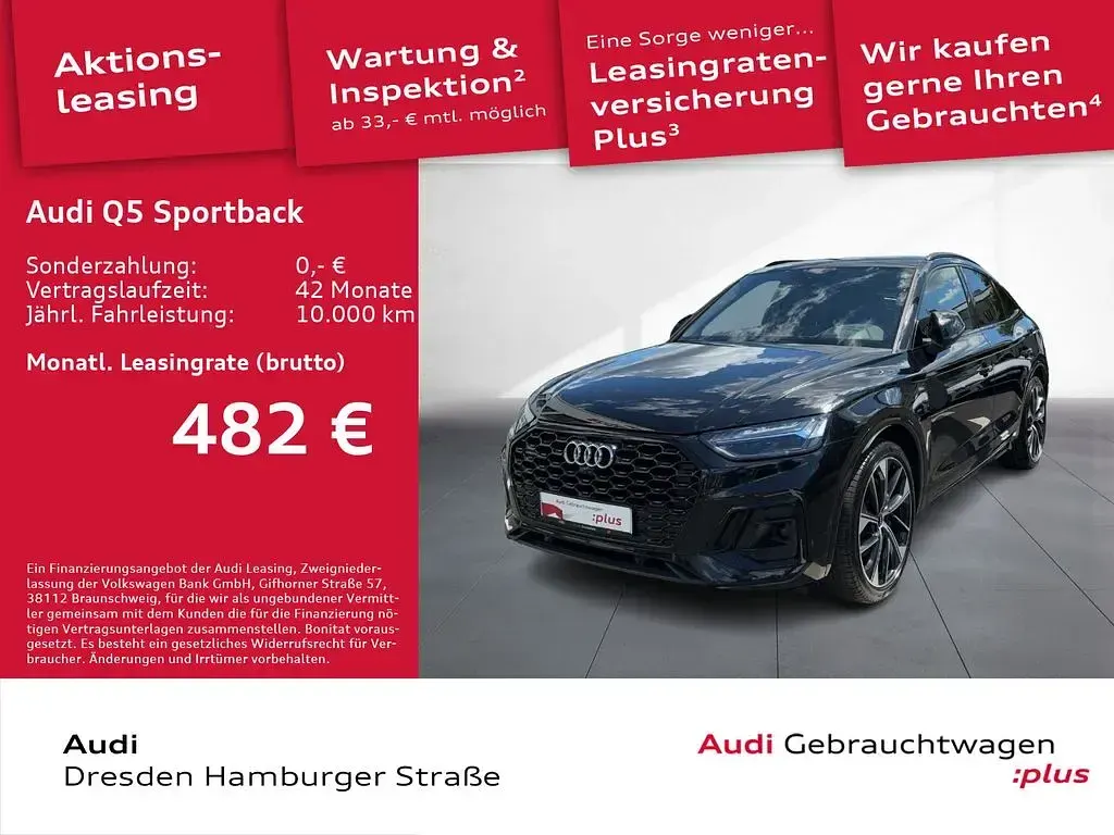 Gebraucht Audi Q5 Sportback Design 286 PS (210 kW) 2023 Schwarz SUV