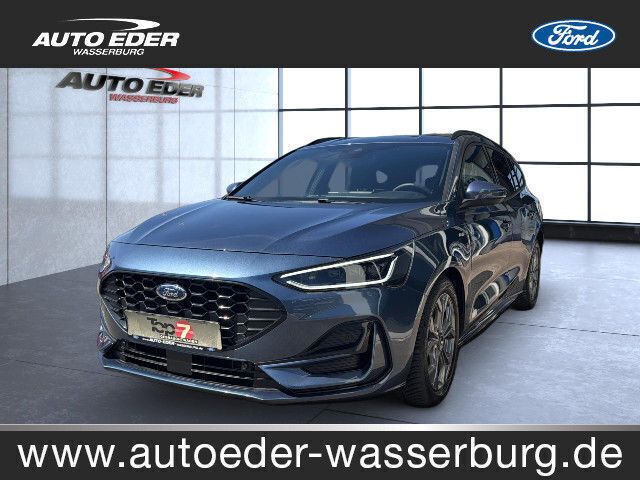 Chromablau metallic Gebraucht 2023 Ford Focus ST-Line Kombi | 26.400 € (Fairer Preis) - Bild 1/4