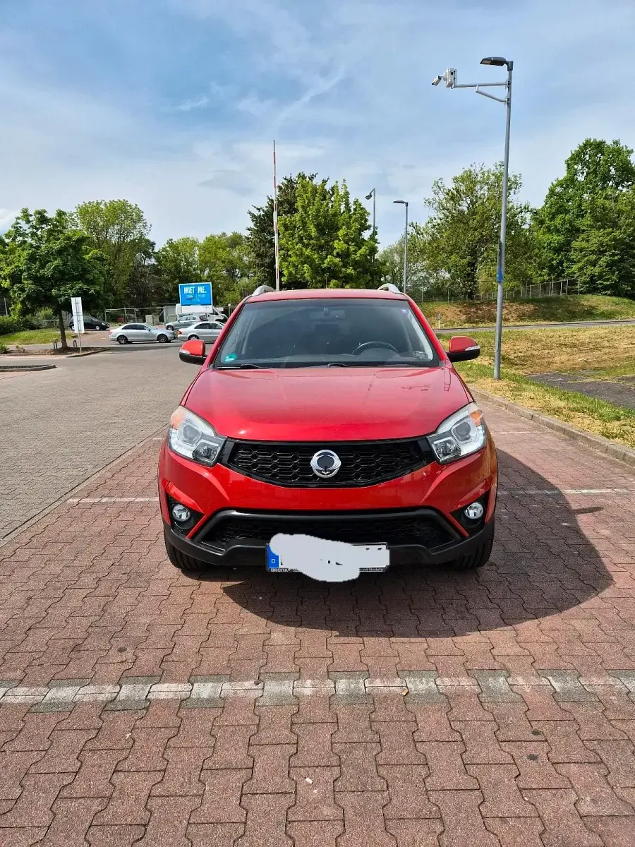 Usata SsangYong Korando 150 CV (110 kW) 2015 Rosso SUV