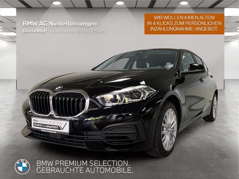 Schwarz Gebraucht 2022 BMW 120 Advantage Kleinwagen | 23.999 € (Fairer Preis) - Bild 1/4