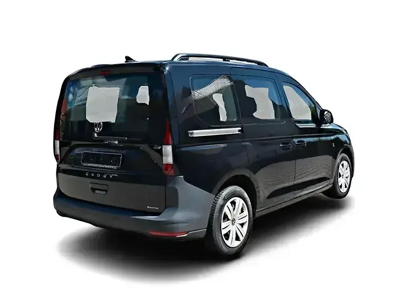 Gebraucht VW Caddy 122 PS (89 kW) 2022 Schwarz Van / Kleinbus