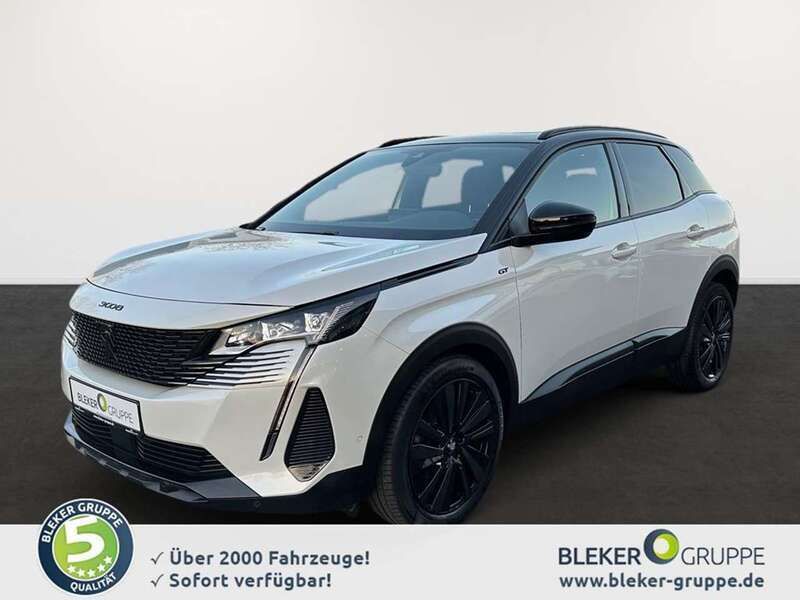 Perlmutt weiß Gebraucht 2021 Peugeot 3008 GT SUV | 25.990 € (Teuer) - Bild 1/4