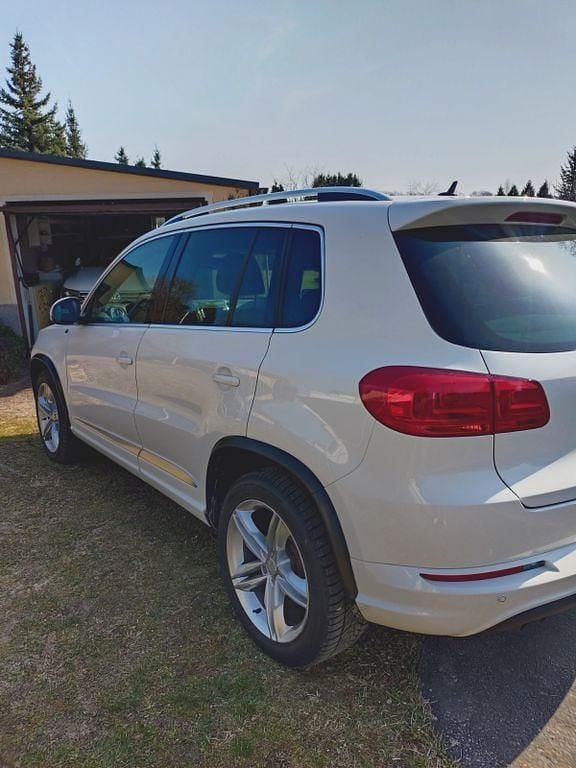 Gebraucht VW Tiguan R-line 160 PS (117 kW) 2014 Weiß SUV