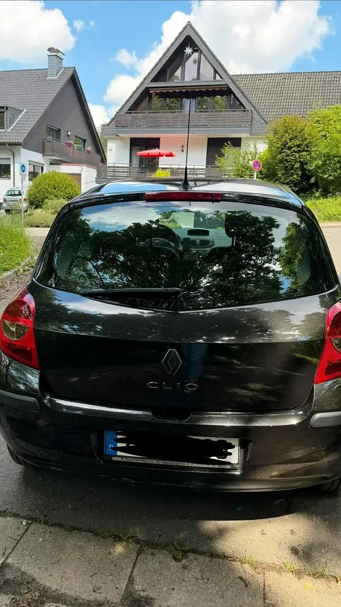 Gebraucht Renault Clio 75 PS (55 kW) 2008 Schwarz Kleinwagen