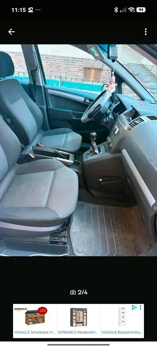 Gebraucht Opel Zafira 2006 Grau Van / Kleinbus