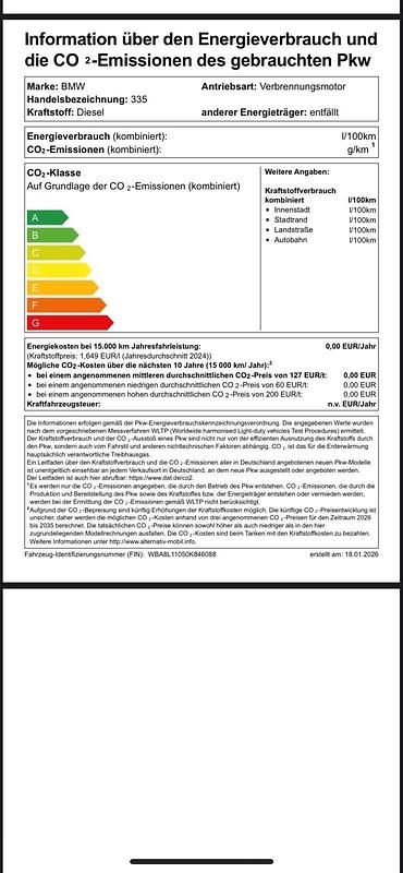 Gebraucht BMW 335 313 PS (230 kW) 2017 Schwarz Kombi
