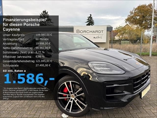 Chromit schwarz metallic Gebraucht 2024 Porsche Cayenne S E-Hybrid Sport SUV | 109.980 € (Fairer Preis) - Bild 1/4