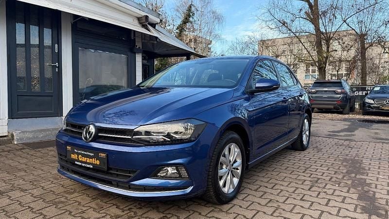 Blau Gebraucht 2019 VW Polo Highline Kleinwagen | 14.999 € (Guter Preis) - Bild 1/4